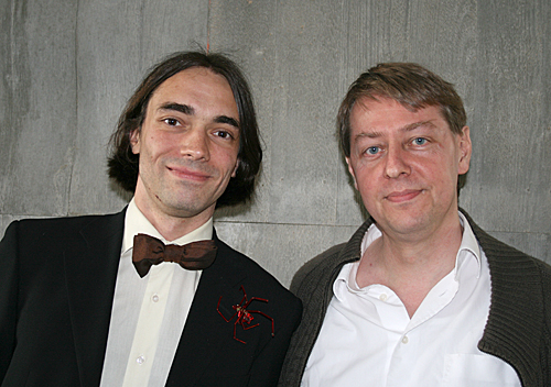 Cédric Villani (left) with Gian Michele Graf
