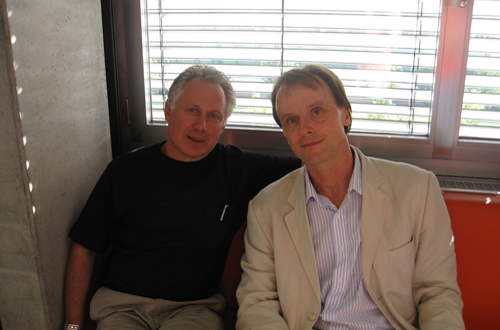 Rodney Douglas (left) with Tobi Delbrueck