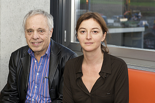 Joe Silk (left) with Laura Baudis