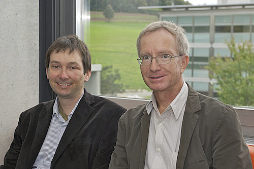 Henry Chapman (left) with Jürg Osterwalder