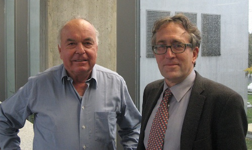 Norbert Straumann (left) with Daniel Wyler