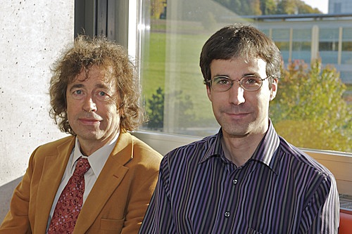 Theo Rasing (left) with Philipp Werner