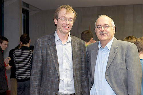 Tilman Esslinger (left) with Gianni Blatter