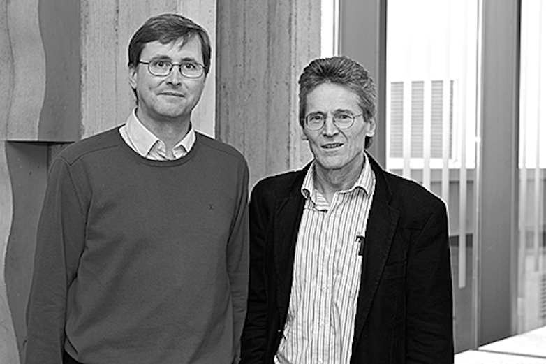 Urs Baltensperger (right) with Thomas Gehrmann