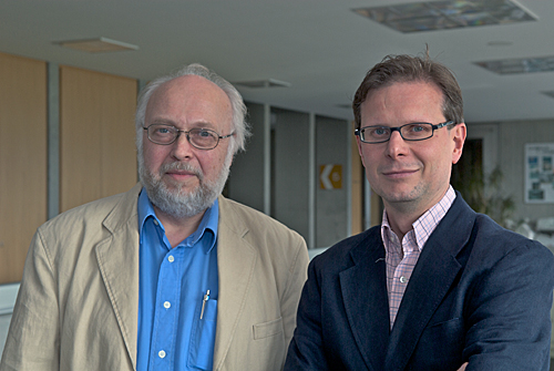 F.-K. Thielemann (left) with Günther Dissertori