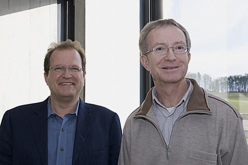 Anders Nilsson (left) with Jürg Osterwalder