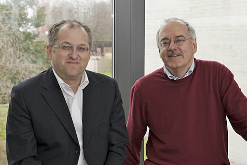Erwin Frey (left) with Gianni Blatter