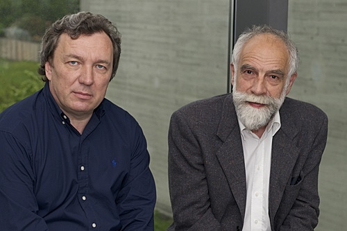 Slava Mukhanov (left) with Jürg Fröhlich