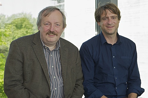 Reinhard Werner (left) with Stefan Wolf