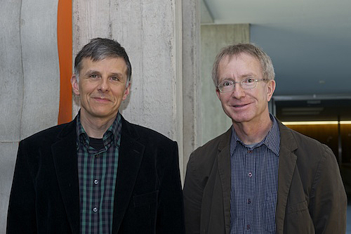 Carlo Beenakker (left) with Juerg Osterwalder